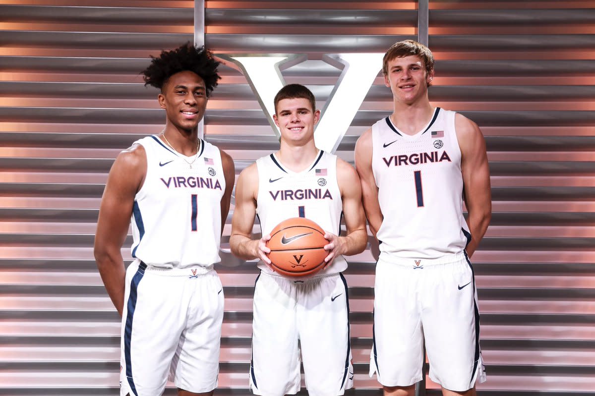 Leon Bond, Isaac McKneely, Isaac Traudt, Virginia Cavaliers men's basketball